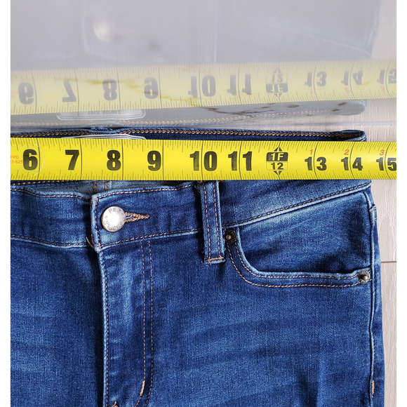 Free People Jeans Womens 28 Great Heights Frayed Fringe Boho Hem Pants 28x27 - Picture 8 of 10